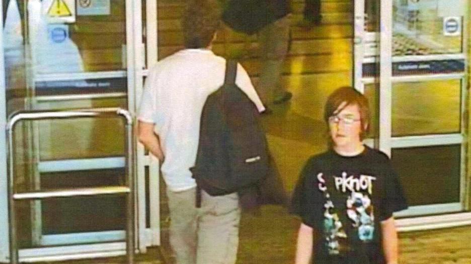 Andrew Gosden on CCTV at Kings Cross