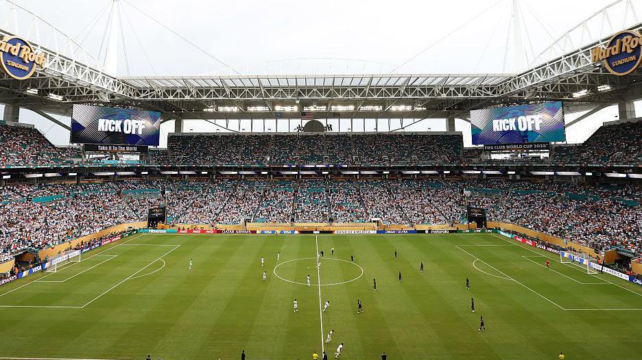 A general view of the Hard Rock Stadium