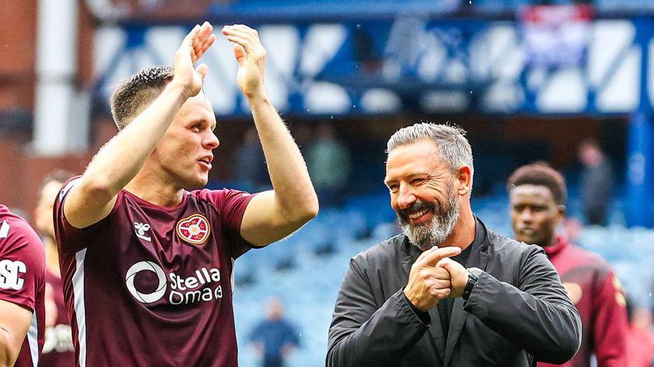 Derek McInnes and Lawrence Shankland