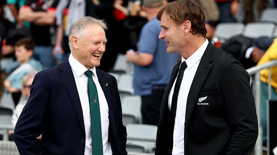 Joe Schmidt and Scott Robertson