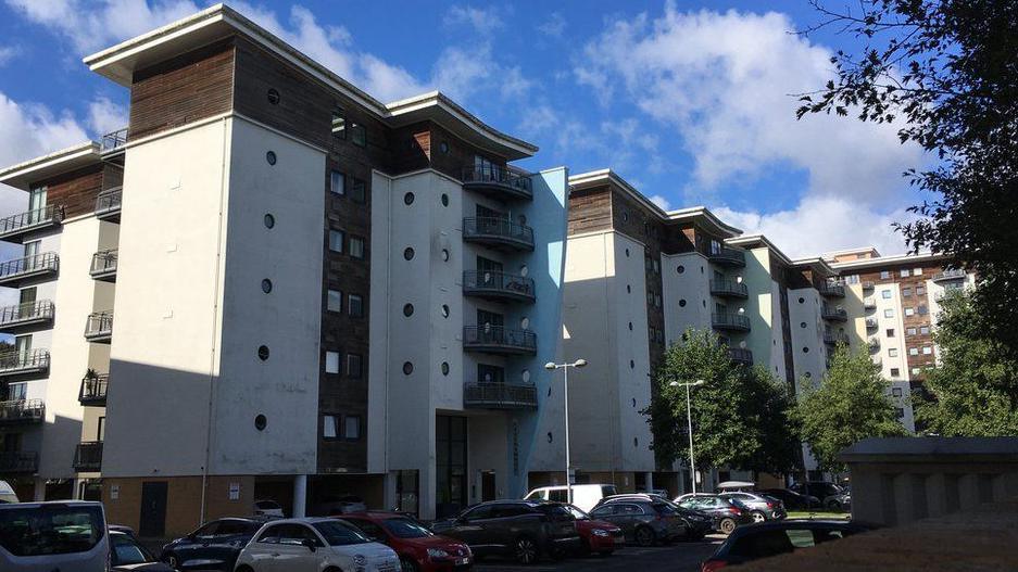 A view of Victoria Wharf in Cardiff Bay