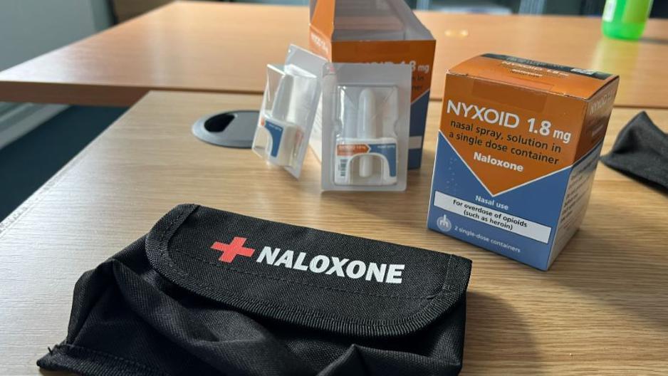 Naloxone nasal spray that is being used by North Yorkshire Police