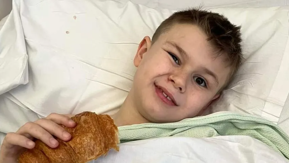 Ashton, 10, recovering in hospital