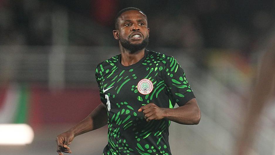 Frank Onyeka in action for Nigeria against Mozambique in the Africa Cup of Nations in January