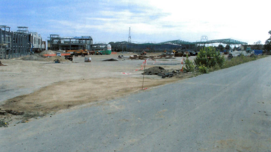 A picture of the Westwood Cross Shopping Centre being built in Broadstairs prior to its 2005 opening.
