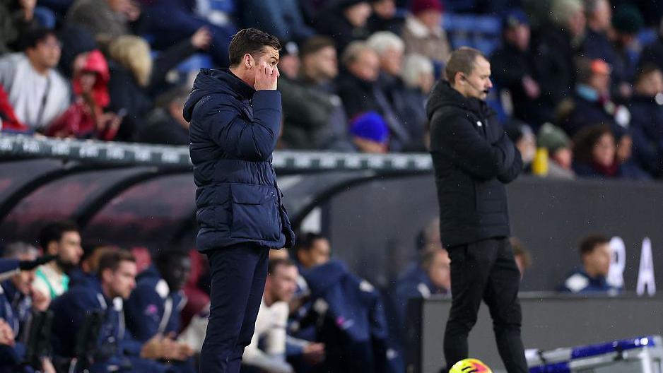 Scott Parker stands on the touchline
