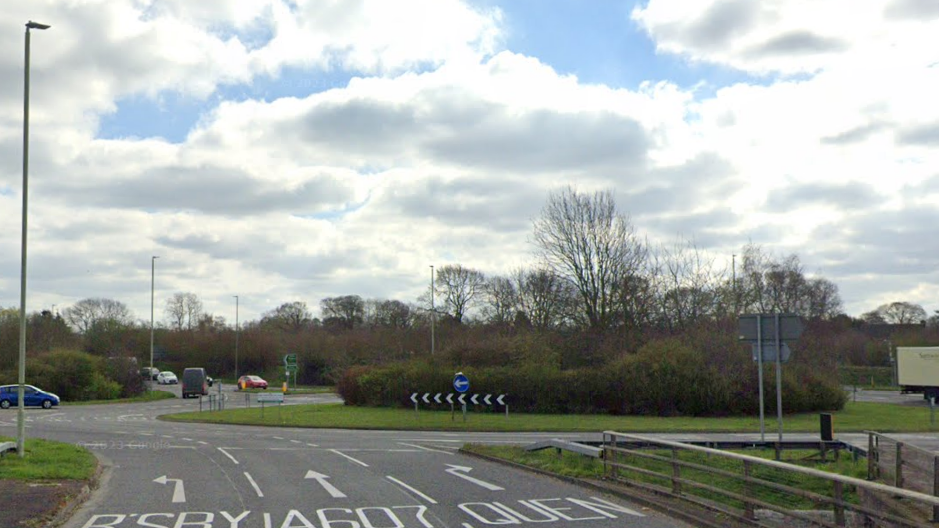 A607 roundabout between East Goscote and Queniborough