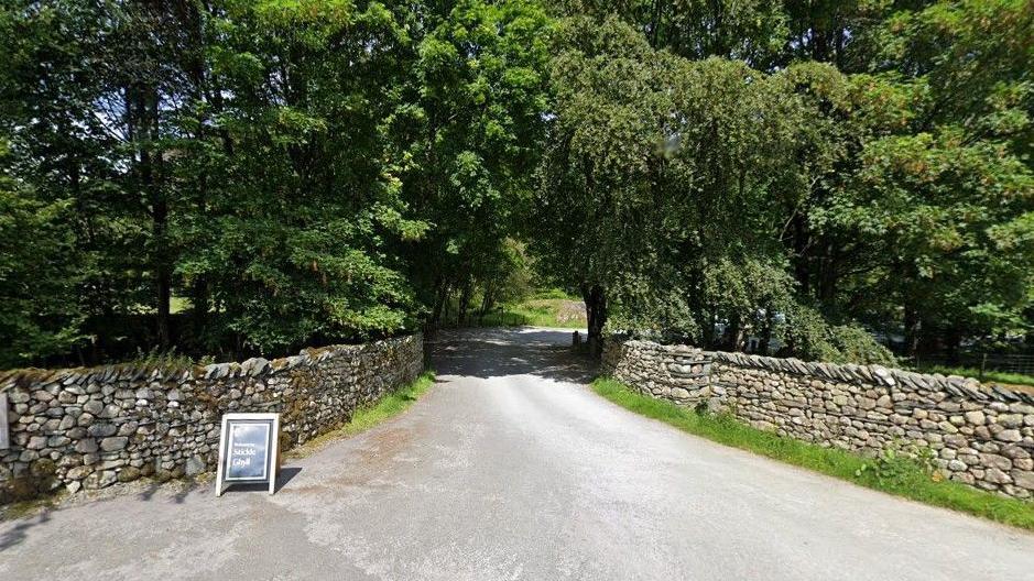 Car park entrance