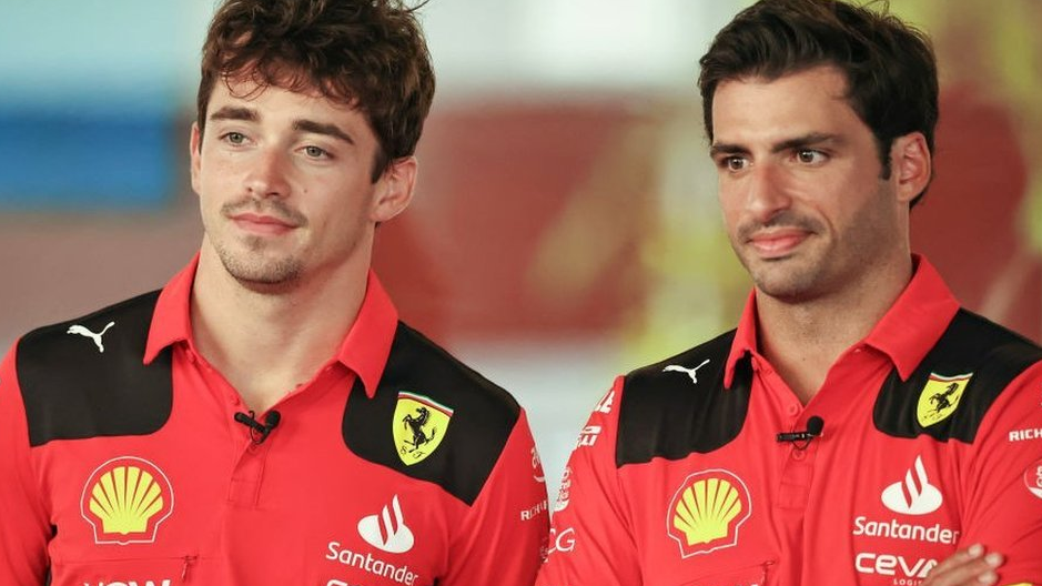 Charles Leclerc and Carlos Sainz