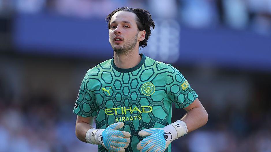 James Trafford during the Premier League game against Aston Villa in May
