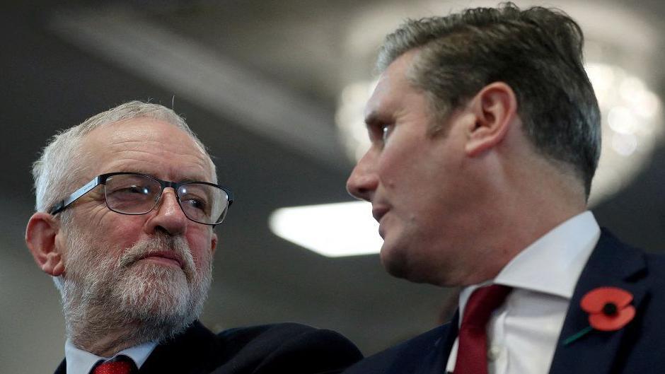 Jeremy Corbyn and Keir Starmer