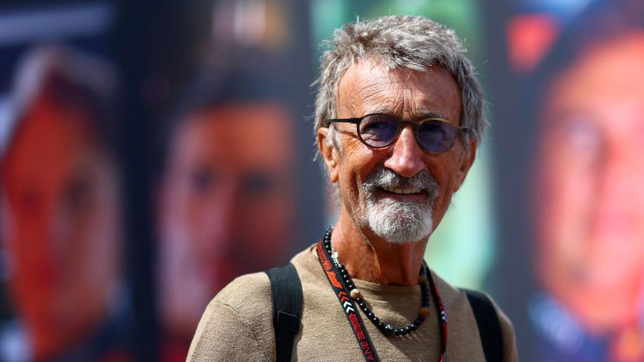 Eddie Jordan in the paddock in Monaco in May 2024 