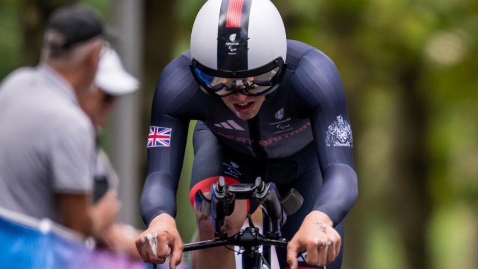 Great Britain's Archie Atkinson in action at the Paralympics