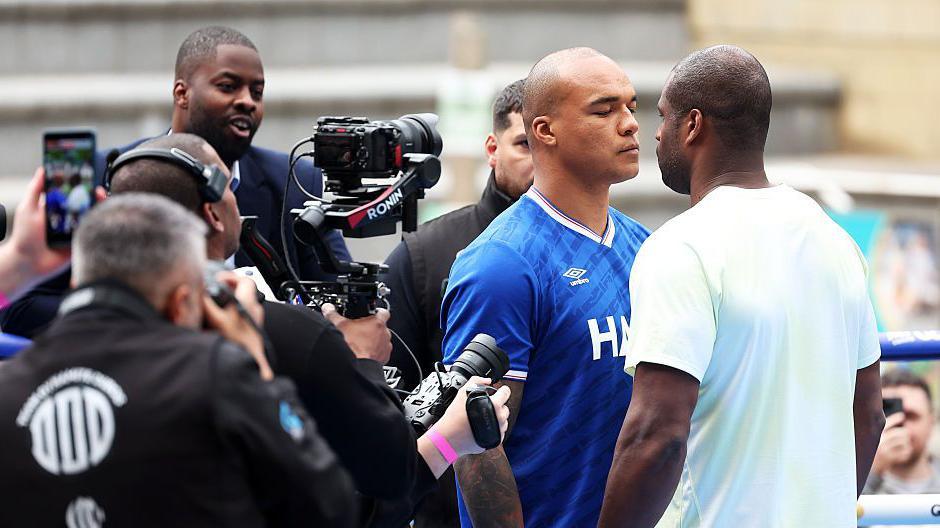 Fabio Wardley faces off with Daniel Dubois
