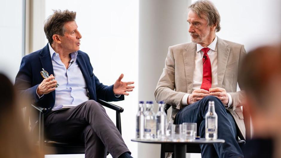 Lord Sebastian Coe and Sir Jim Ratcliffe 