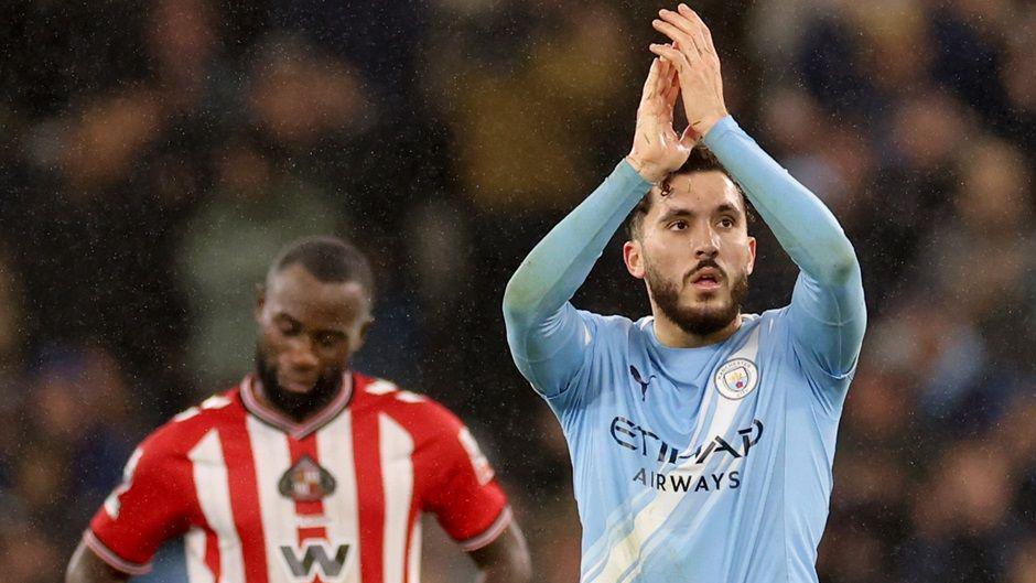 Manchester City's Rayan Cherki during a match