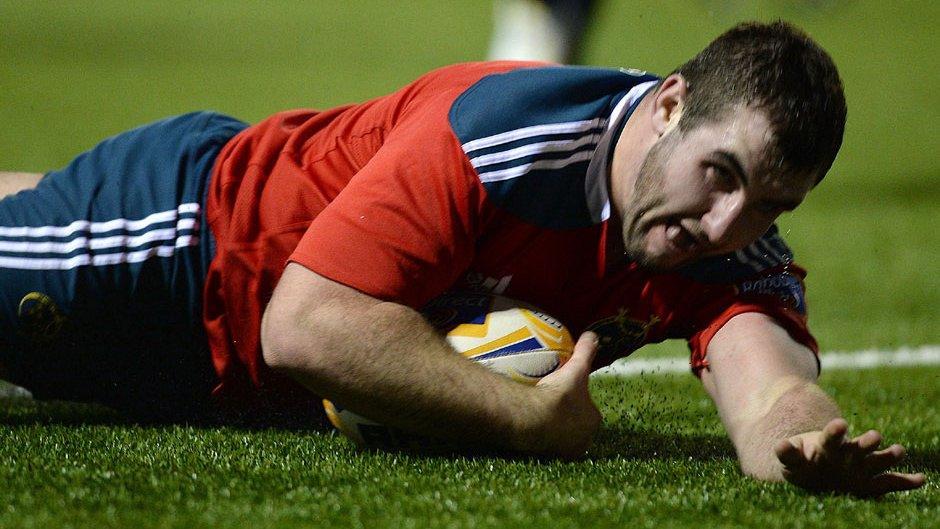 James Cronin touches down for Munster