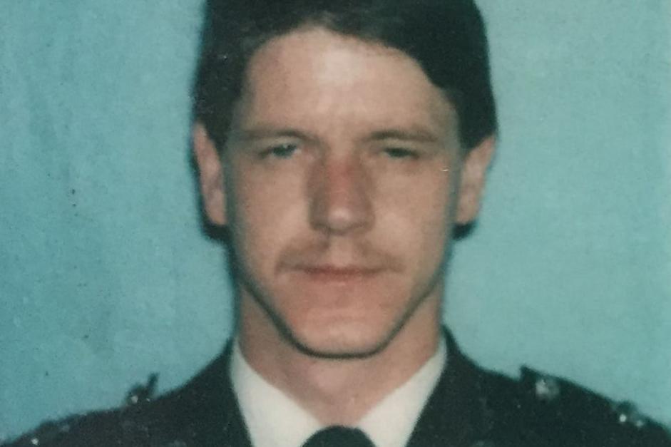 Mike Flynn back in the 1980s when he joined the Scottish SPCA