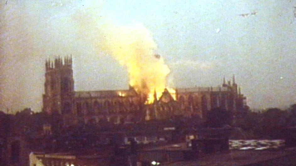 Fire at York Minster