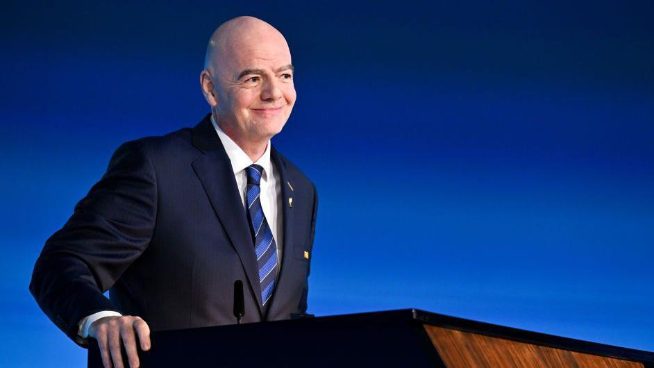 Gianni Infantino smiling