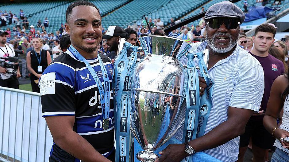 Max Ojomoh with father Steve