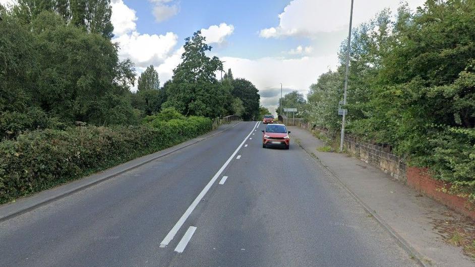 Google Maps screenshot of Barnsdale Road 