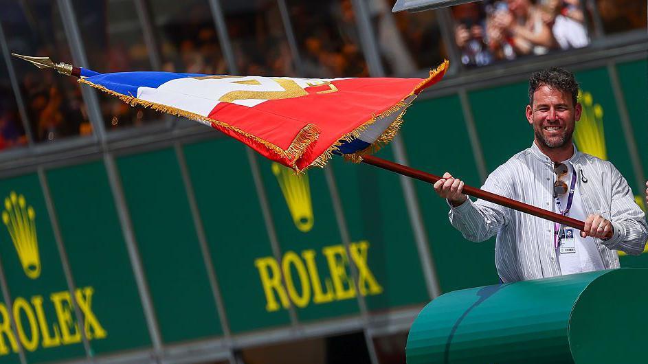Mark Cavendish start the Le Mans 24 hours