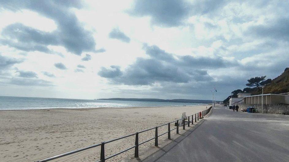 Canford Cliffs beach