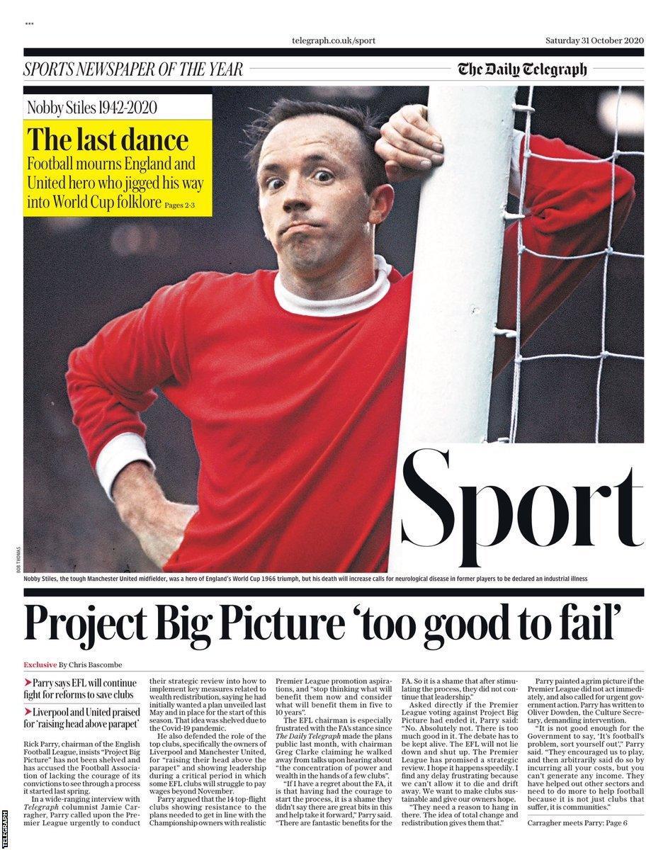 Saturday's Telegraph