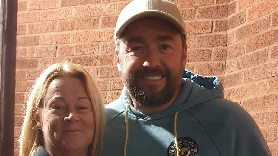 Leah Forster with Jason Manford