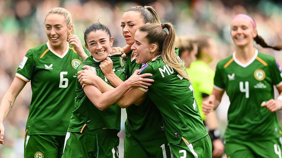 Republic of Ireland in action against Poland