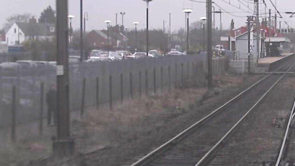 CCTV image of a man near to Newark Northgate Station