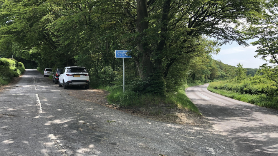 The Gore Clump junction in Dorset
