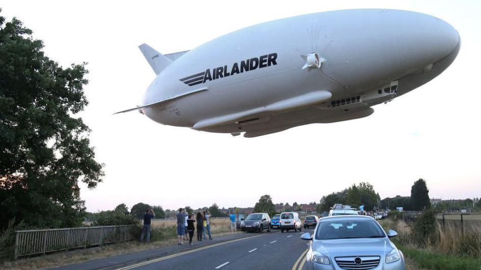 Airlander 10 prototype on its maiden flight in 2016