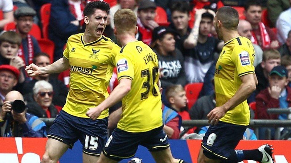 Oxford United midfielder Callum O'Dowda