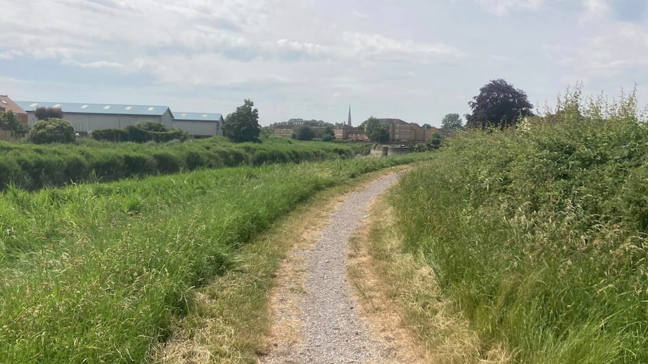 A bike route