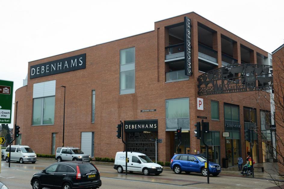 Hereford Old Market’s  Debenhams store.