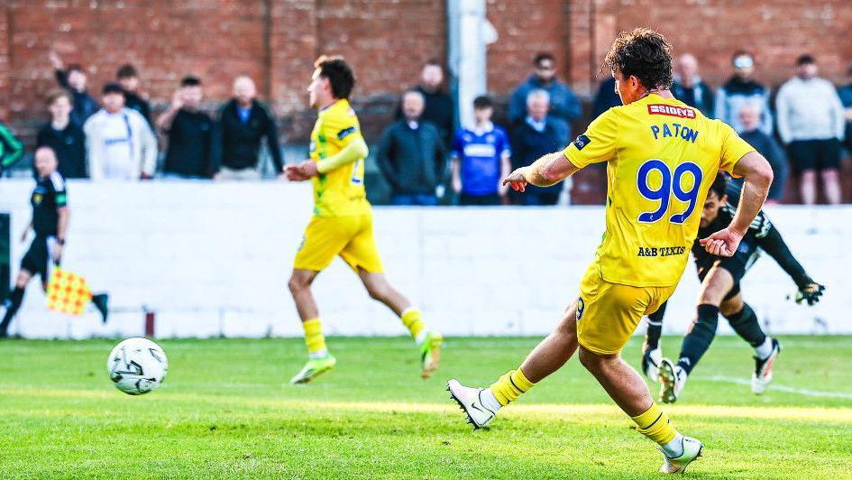 Ruari Paton scored St Johnstone's second goal against Linlithgow Rose