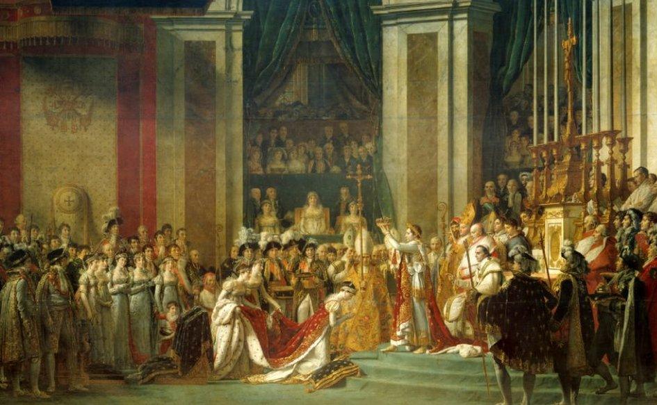 The Coronation of Napoleon by Jacques-Louis David