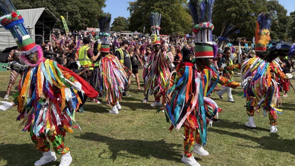 Dancers at Leeds West Indian Carnival 2025
