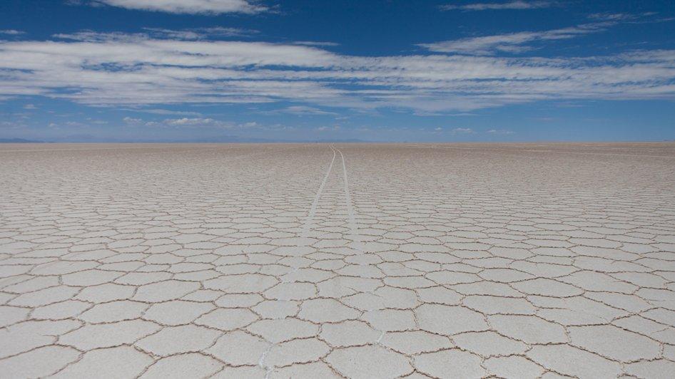 Uyuni salt flat in Bolivia