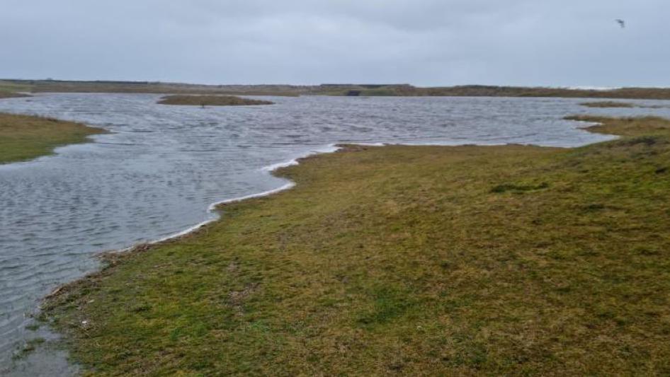 Flooding at Golspie Golf Club