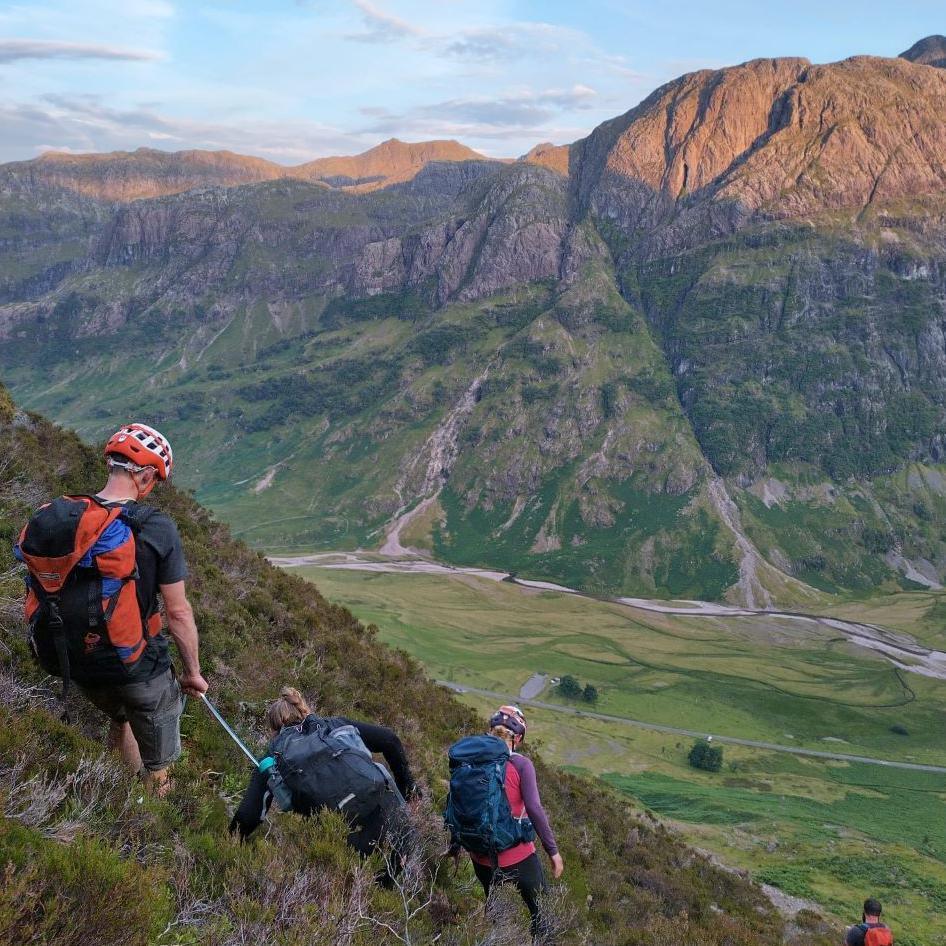 Glencoe MRT during rescue on Aonach Eagach