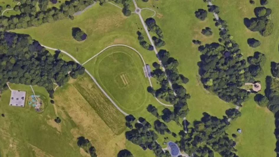 An aeriel photo of Roundhay Park in Leeds