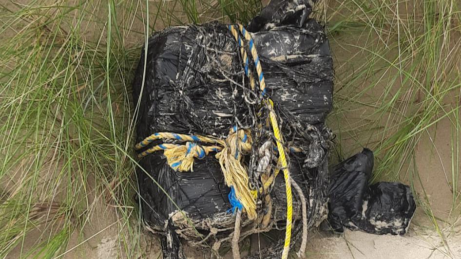 package found on beach in donegal