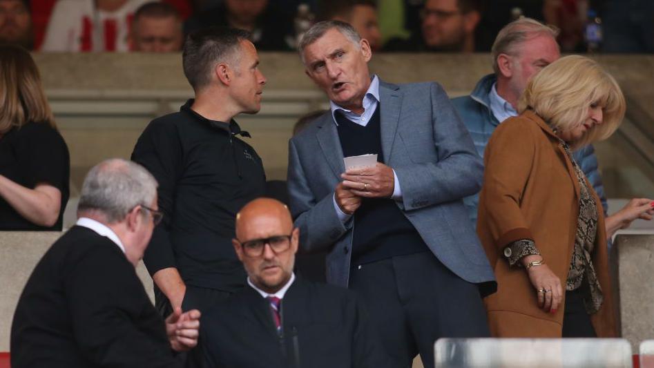 The former Sunderland boss returned to the Stadium of Light in August to watch a match from the stands