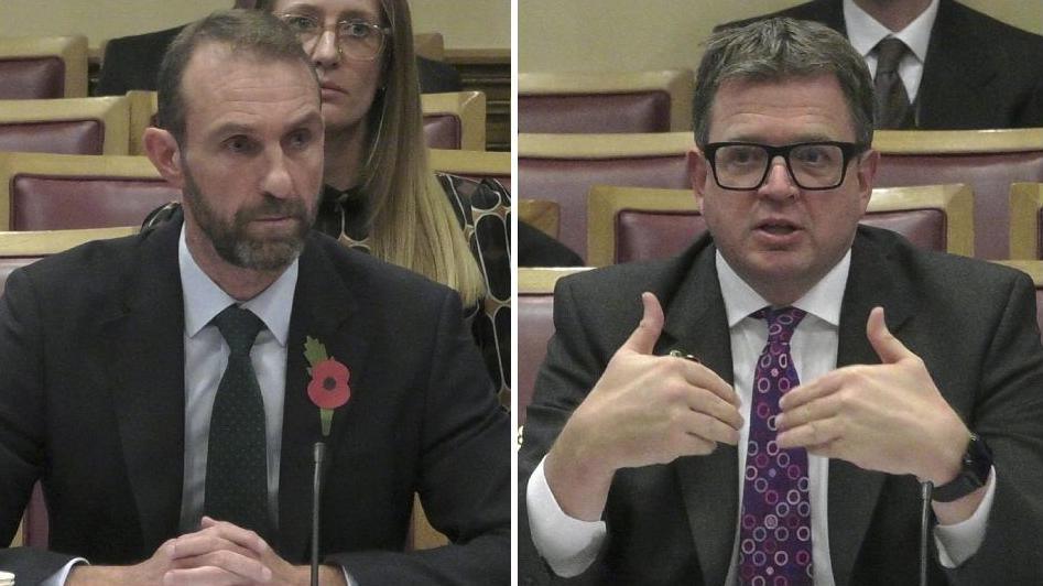 Two images - one of Matt Collins and the other of Tom Little