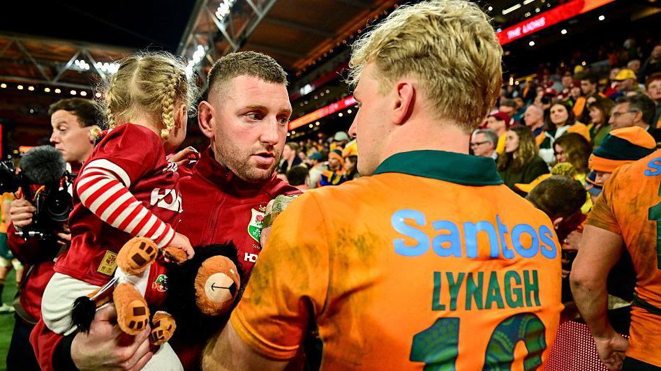 Finn Russell and Tom Lynagh