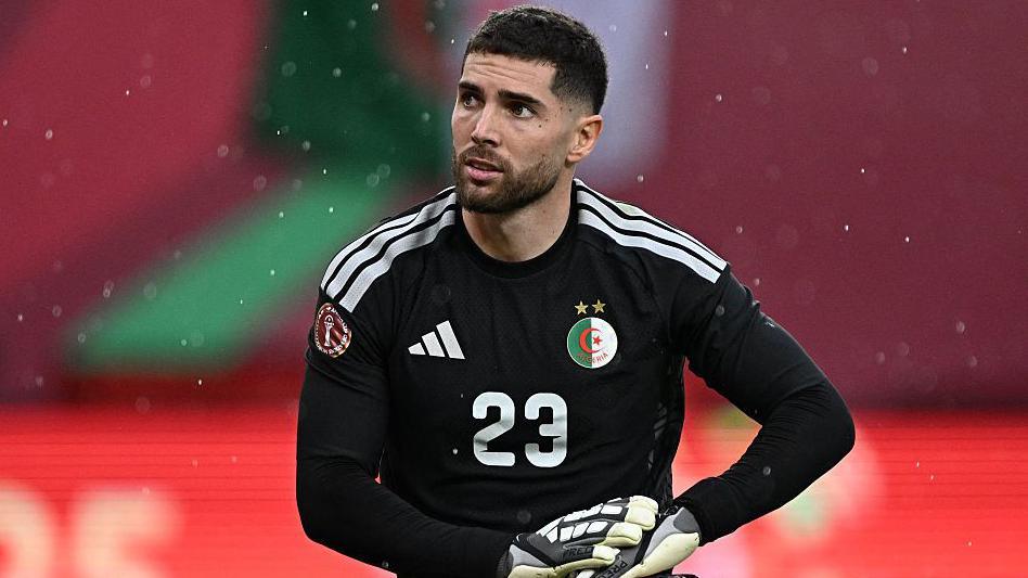 Algeria goalkeeper Luca Zidane