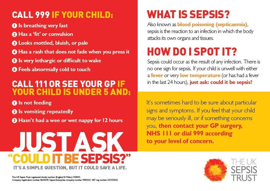 Sepsis leaflet